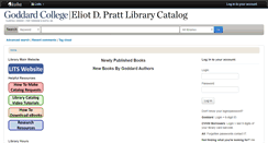 Desktop Screenshot of catalog.goddard.edu